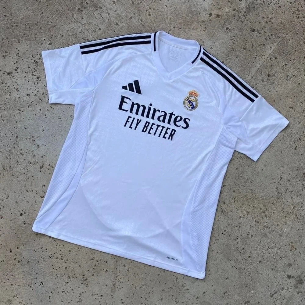 2024-2025 Real Madrid Adidias‎ Home Short Soccer Football Futbol Jersey Size XXL